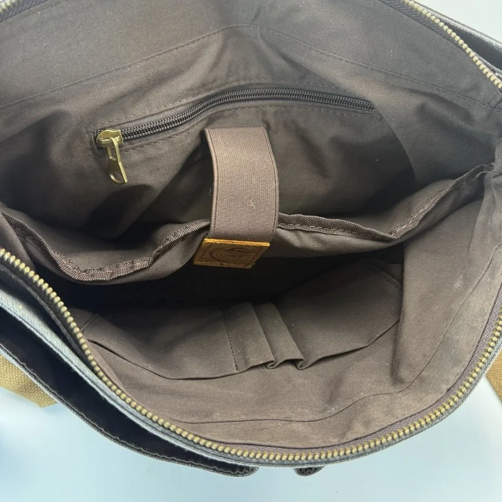 Gootium Vintage Canvas Leather Shoulder/Messenger Computer Bag 14.5' x 11